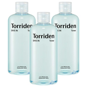 Torriden 官方直營 5D微分子玻尿酸清爽保濕化妝水  300ml  3件