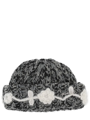 ganni wool cap