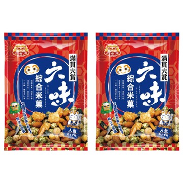 大嘟嘟 六味綜合米菓  2個  144g