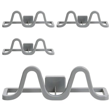 Reddot 紅點生活 不變形輕量無痕收納壁掛鞋架  北歐灰  4個