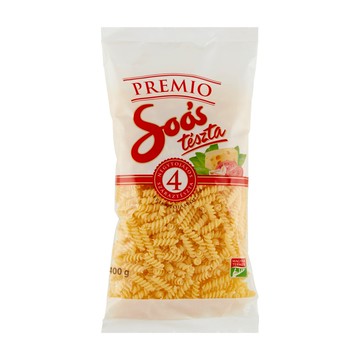 Soós Tészta 雞蛋螺旋麵 400g - Q彈口感 易吸附醬汁 快速烹煮  1包