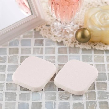 KAI 貝印 美肌易潔粉撲 長角型  KQ-3242  4個