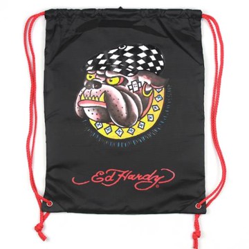出清特賣 Ed Hardy DREW-小偷狗王多功能背袋-黑色(收納包)