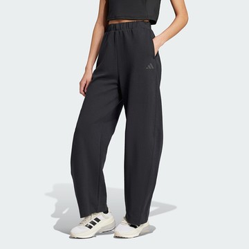 adidas 愛迪達 長褲 女 運動褲 W CE Q1 DK PT 黑 JF3415