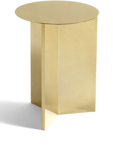 HAY - Slit round table - unisex - Steel - One Size - Gold