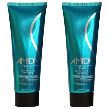 aMIDa 阿蜜達 水精靈輕羽膜魔髮乳 200ml 髮絲柔順光澤 修護受損髮質  2條
