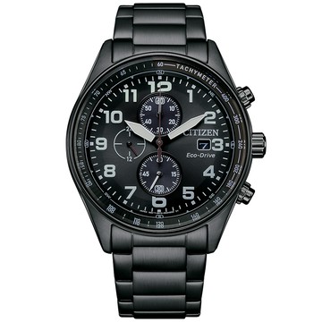 CITIZEN Chronograph 光動能計時腕錶 錶 手錶 送禮 CA0775-79E