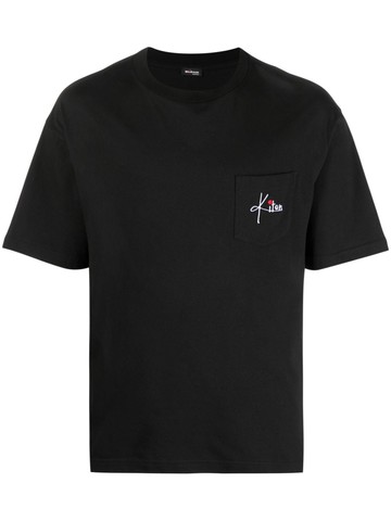 【送料&関税込】Kiton Logo Embroidery T-shirt Kiton Logo-Embroidered T-Shirt for Men | Lyst