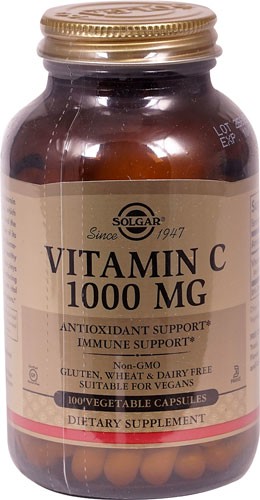 Solgar Vitamin C 1000 mg - 100 Vegetable Capsules