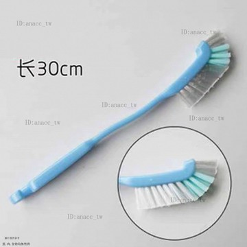 日本KM廚房排水口清潔刷水槽縫隙刷水壺刷長柄杯刷彎頭去汙瓶底刷