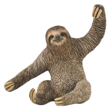 COLLECTA 動物模型玩具 樹懶 PVC塑膠材質 適合3歲以上兒童  1個
