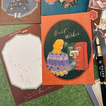 祝你收信溫暖 明信片 聖誕卡