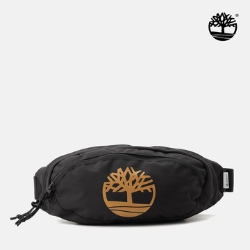 Timberland 中性黑色戶外斜背包|A43S1001