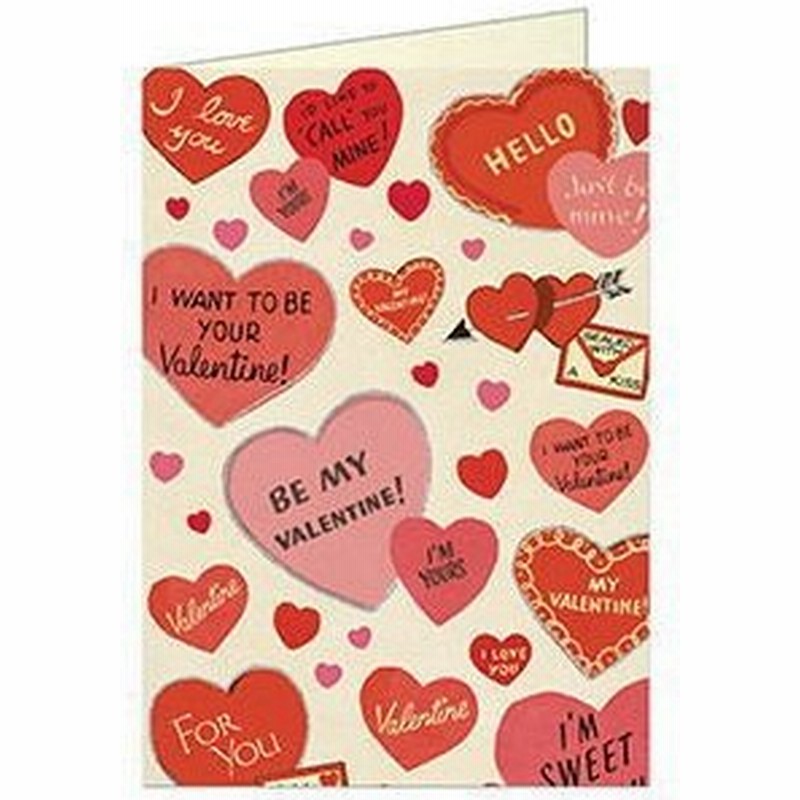 Cavallini Co バレンタインカード ハート カヴァリーニ コーハートのカード 通販 Lineポイント最大0 5 Get Lineショッピング