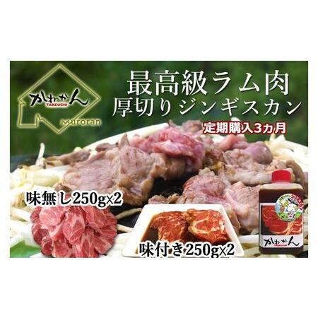 ふるさと納税 味付けジンギスカンとラム肩ロース（各250g×2）セット　 北海道室蘭市