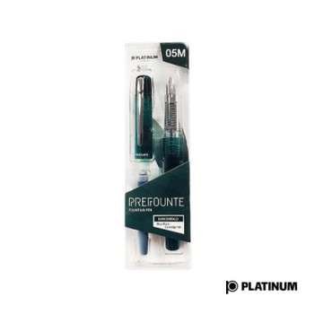 PLATINUM 白金 PREFOUNTE 超強防乾 鋼筆 綠