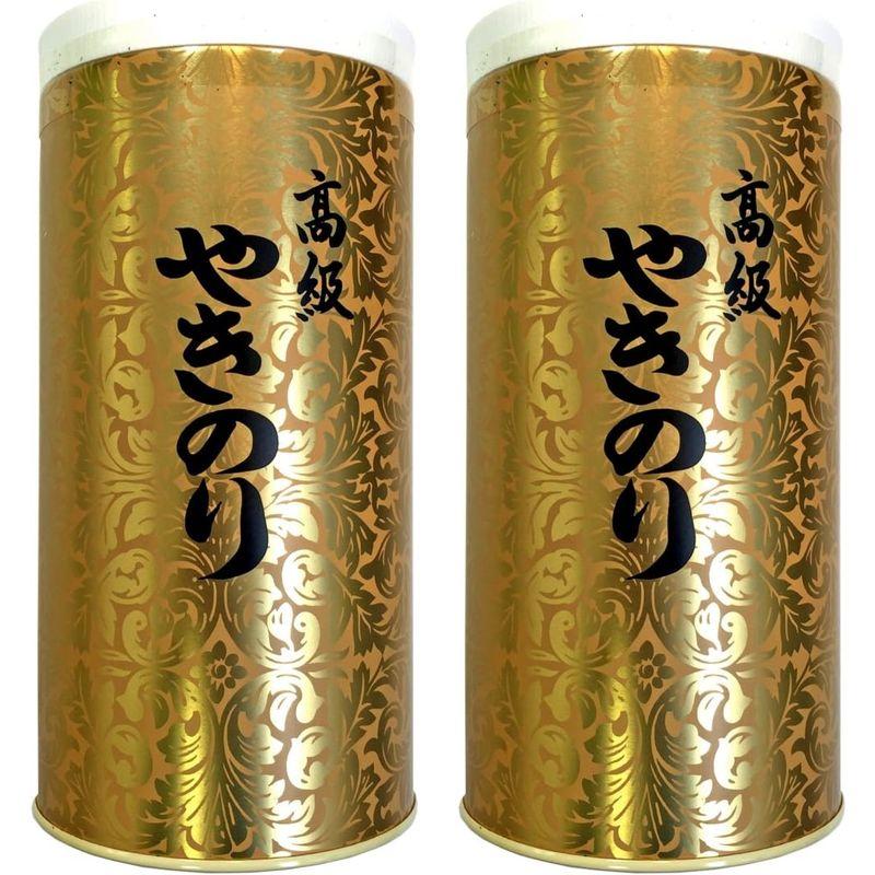 高級 ギフト焼き海苔 ゴールド缶 箱入り 8切208枚入り×2缶セット 巣鴨のお茶屋さん 山年園