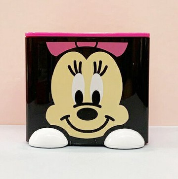 【震撼精品百貨】Micky Mouse 米奇/米妮  迪士尼造型收納盒-米妮桃#44188 震撼日式精品百貨