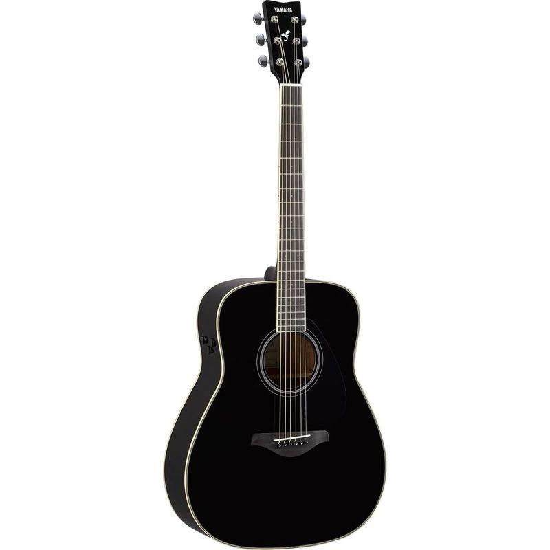 エレクトリック・アコースティックギター YAMAHA Trans Acoustic FG-TA Black トランスアコースティックギター初心者12点セット (エレアコ) 生音エフ