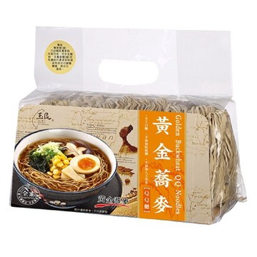 【玉民】黃金蕎麥QQ麵 自然日光曝曬 550g(超取最多5包)