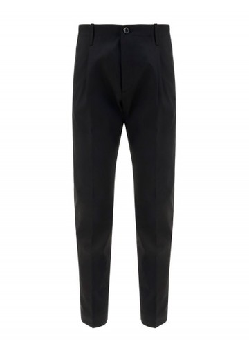 Nine In The Morning - Fold Slim Pences Pants - Mens - Black
