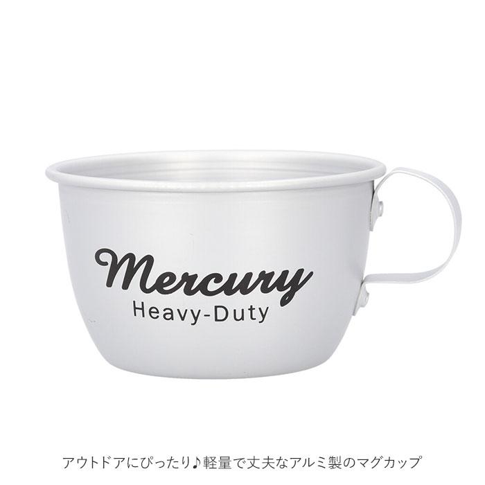 マーキュリー アルミ マグカップ コップ キャンプ アウトドア スタッキング 300ml MUG ゴールドブラック MEALMUGB