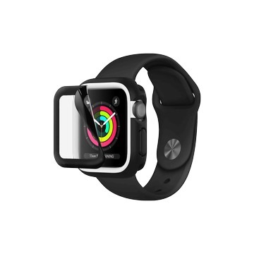 Apple Watch Series 1 (38mm) Apple Watch 3D壯撞貼 黑