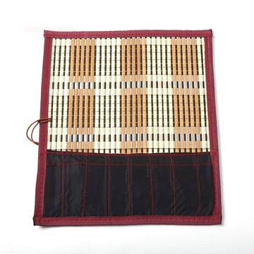 筆簾 毛筆筆袋 國畫竹簾子 卷筆袋 上海顏料  大白云善璉湖筆描紅