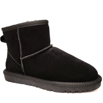 LA CONTE BLACK CASUAL CLOSED WARM BOOTS 黑色女款鞋子
