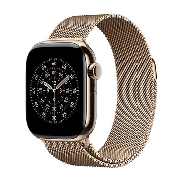 【Apple官方直送】Watch Series 11 (S11) GPS+行動網路 (46mm) 金色鈦金屬錶殼+金色米蘭式錶環【10個工作天出貨】