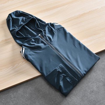 ODM公司單！冰涼絲滑UPF40+外貿男裝春夏休閑戶外連帽防曬衣外套