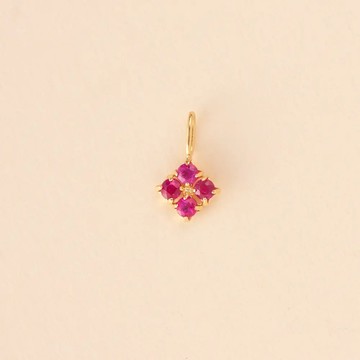 K18 芝櫻紅寶石吊墜 0.15ct