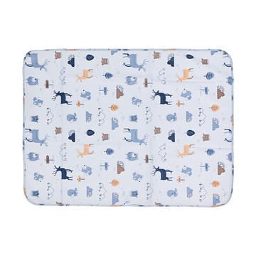 KU.KU Duckbill 酷咕鴨 防滲水透氣墊 輕薄易洗 無螢光劑 細緻圓角包邊  72 x 90cm  藍色  1個