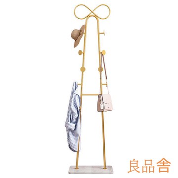 工廠直銷 蝴蝶結落地衣帽架臥室家用掛衣架北歐簡約現代鐵藝衣服架子掛包架 128公司貨 快速出貨