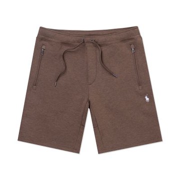 Polo Ralph Lauren RL 熱銷刺繡小馬棉短褲-咖啡色