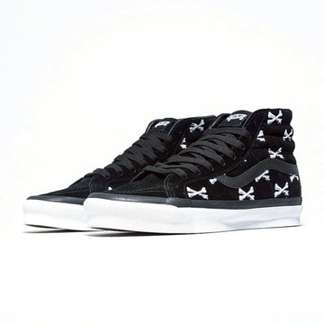 Wtaps x Vans Sk8-Hi Bones Black 高筒 黑骨頭白聯名款 休閒鞋 男鞋 VN0A4BVB20P
