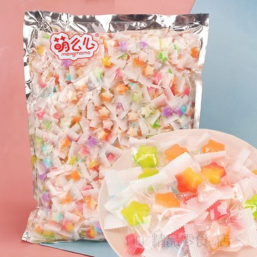 ✨24H出貨✨造型軟糖 萌麼麼硬糖 愛心軟糖 五角星軟糖 大軟糖 QQ糖 兒童零食 約3.5g 獨立包裝 軟糖