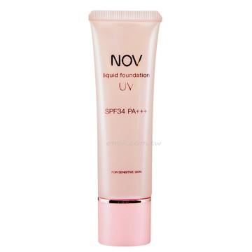 nov娜芙 防曬粉霜 spf34 pa+++(po-10粉嫩色)30g