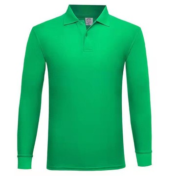 長袖翻領Polo衫男|大碼95公斤工作服|純棉長袖衫|純色工作服|春秋團體服|純棉工裝上衣|寬鬆上衣|印花Polo衫