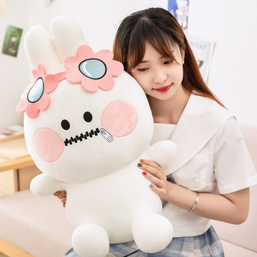 毛絨公仔韓國bfamily丑萌超軟女生趴趴熊卡通玩偶娃娃 抱枕