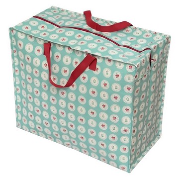 Rex LONDON 環保收納袋 58 x 29 x 47.5cm 200g  復古小紅花  1個