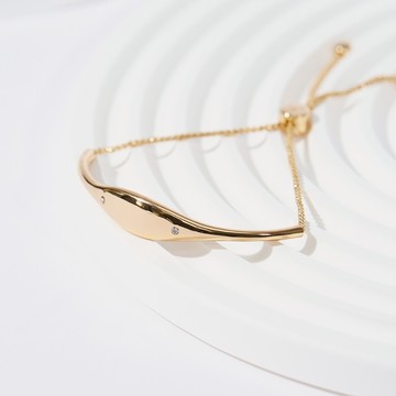 SOIRÉE BY N.Y. 蒔華芮︱現代主義圓弧手鍊 (共三色)