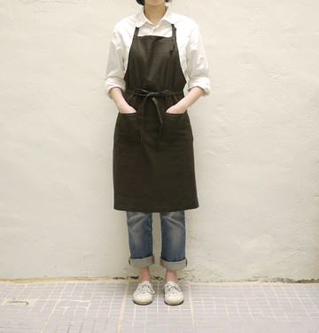 生活商社 女生棉麻工作圍裙