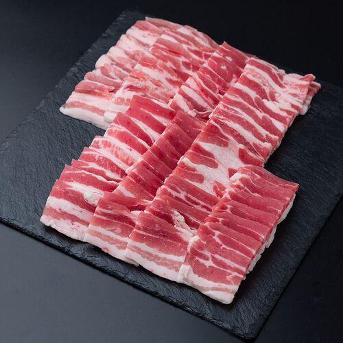 山形県食肉公社認定 山形豚 バラ焼肉（800g）   豚バラ
