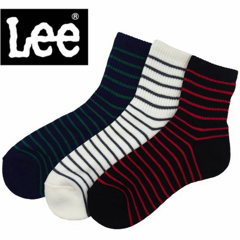 ソックス メンズ 3足組 靴下 クオーター ソックス セット リー Lee おしゃれ ブランド 福袋 25 27センチ 男性 通販 Lineポイント最大0 5 Get Lineショッピング