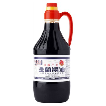 金蘭 醬油 無添加味精、防腐劑 適用於滷、炒、沾、拌  1.5L  1瓶