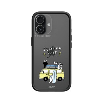 iPhone 17 Mod NX -邊框背蓋組合 (相機按鈕) 黑 - 小犬工作室 The little K9s - summer vibes