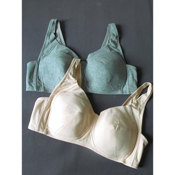 #312大碼全罩杯胸罩女士背心式無鋼圈胸衣大胸顯小棉質莫代爾內衣