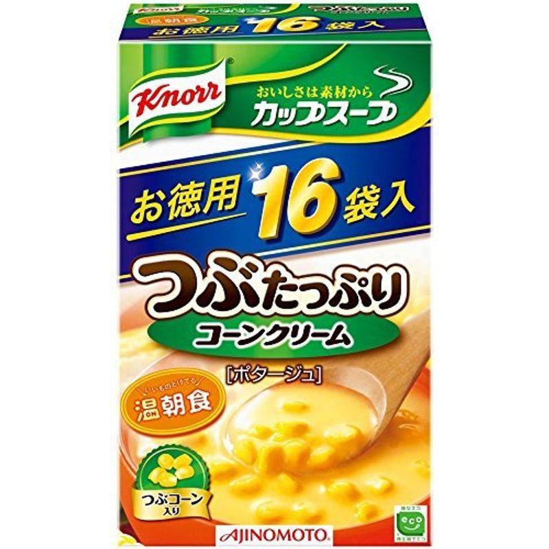 味の素 クノール カップスープ つぶたっぷりコーンクリーム 16袋入×12個