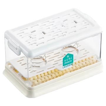 JU JIA JIA 居家家 創意免手搓氣泡肥皂盒 軟膠滾輪設計 氣泡豐富 內置彈簧 懸空瀝水通風  顏色隨機  1個